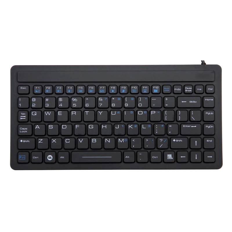 Compact IP68 Waterproof Corded Keyboard (86 Keys)